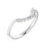 Detail meets design in this matching bridal band, the perfect counterpart to your 1 carat diamond halo ring.