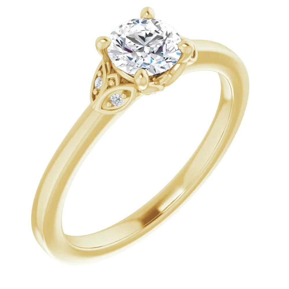 The sparkling allure of a half carat diamond engagement ring, a classic symbol of love and commitment.